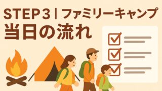 🏕️STEP3|これで安心!ファミリーキャンプに進むためのステップアップ術